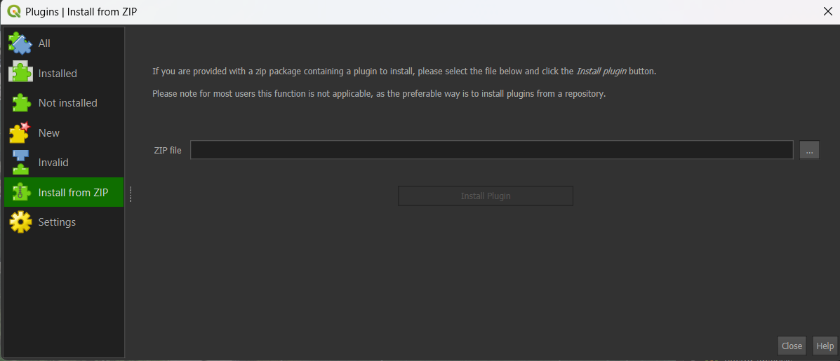 Install From Zip